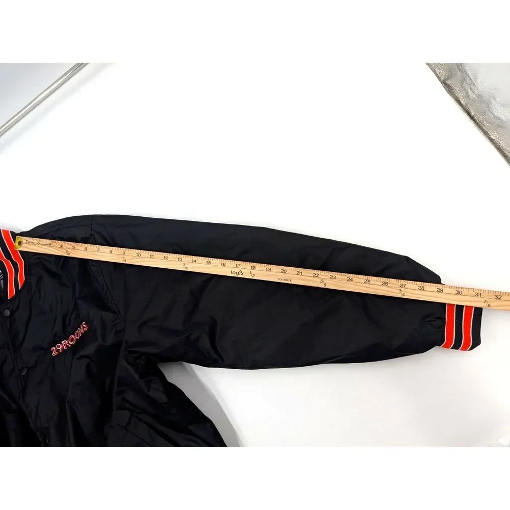 Refinery29 29Rooms Nylon Jacket Men's Women's‎ Adult Size Medium Black R29 VTG